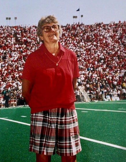 Dr. Kit Saunders-Nordeen at Camp Randall